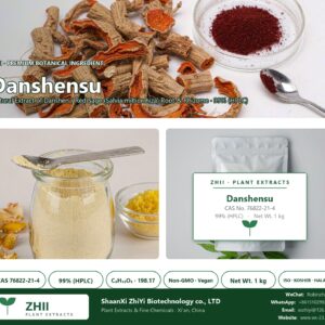 Danshensu CAS 76822-21-4 natural plant extract from Danshen / Red Sage - ZHII ShaanXi ZhiYi Biotechnology supplier