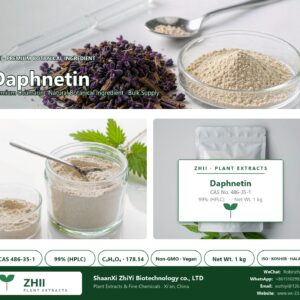 Daphnetin CAS 486-35-1 natural plant extract from botanical - ZHII ShaanXi ZhiYi Biotechnology supplier