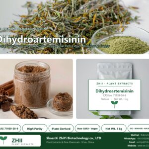 Dihydroartemisinin CAS 71939-50-9 natural plant extract from Sweet Wormwood - ZHII ShaanXi ZhiYi Biotechnology supplier