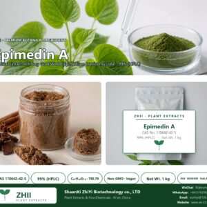 Epimedin A CAS 110642-42-5 natural plant extract from Horny Goat Weed - ZHII ShaanXi ZhiYi Biotechnology supplier