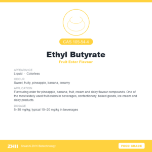 Ethyl Butyrate (CAS 105-54-4) - Food Grade Fruit Ester Flavour by ZHII