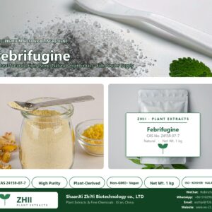 Febrifugine CAS 24159-07-7 natural plant extract from Natural Origin - ZHII ShaanXi ZhiYi Biotechnology supplier