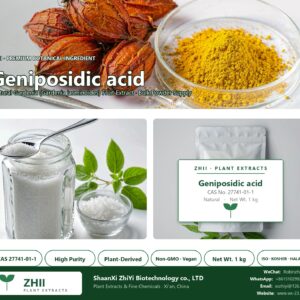 Geniposidic acid CAS 27741-01-1 natural plant extract from Gardenia - ZHII ShaanXi ZhiYi Biotechnology supplier