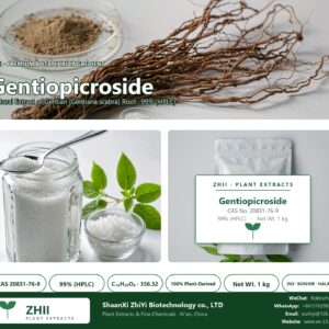 Gentiopicroside CAS 20831-76-9 natural plant extract from botanical source - ZHII ShaanXi ZhiYi Biotechnology supplier