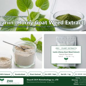 Icariin (Horny Goat Weed Extract) natural Horny Goat Weed extract powder - ZHII ShaanXi ZhiYi Biotechnology supplier