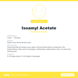 Isoamyl Acetate (CAS 123-92-2) - Food Grade Fruit Ester Flavour by ZHII