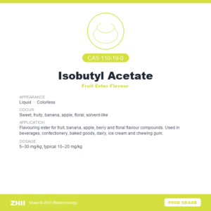 Isobutyl Acetate (CAS 110-19-0) - Food Grade Fruit Ester Flavour by ZHII