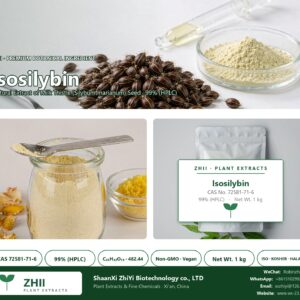 Isosilybin CAS 72581-71-6 natural plant extract from Milk Thistle - ZHII ShaanXi ZhiYi Biotechnology supplier