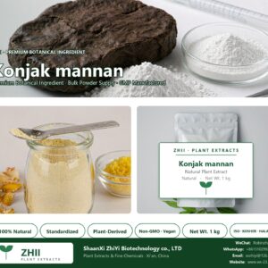 Konjak mannan natural botanical extract powder - ZHII ShaanXi ZhiYi Biotechnology supplier