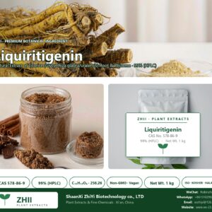 Liquiritigenin CAS 578-86-9 natural plant extract from Licorice - ZHII ShaanXi ZhiYi Biotechnology supplier