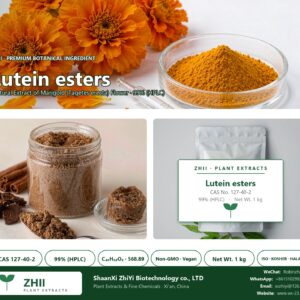 Lutein esters CAS 127-40-2 natural plant extract from Marigold - ZHII ShaanXi ZhiYi Biotechnology supplier