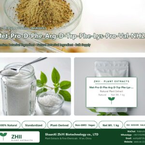 Met-Pro-D-Phe-Arg-D-Trp-Phe-Lys-Pro-Val-NH2 natural botanical extract powder - ZHII ShaanXi ZhiYi Biotechnology supplier