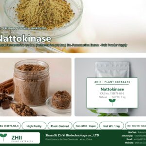 Nattokinase powder CAS 133876-92-3 natural plant extract from Fermentation Product - ZHII ShaanXi ZhiYi Biotechnology supplier