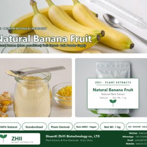Natural Banana Fruit Powder natural Banana extract powder - ZHII ShaanXi ZhiYi Biotechnology supplier