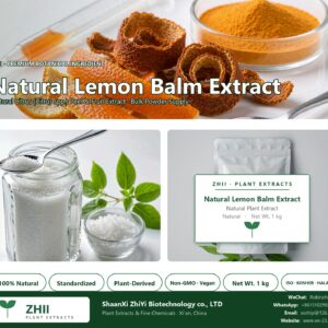 Natural Lemon Balm Extract Powder natural Citrus extract powder - ZHII ShaanXi ZhiYi Biotechnology supplier