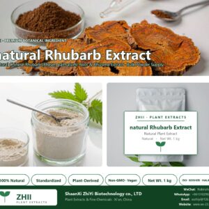 natural Rhubarb Extract natural Chinese Rhubarb extract powder - ZHII ShaanXi ZhiYi Biotechnology supplier