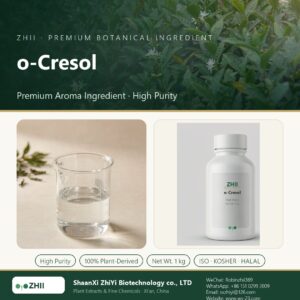 o-Cresol liquid extract in laboratory beaker - ZHII Plant Extracts by ShaanXi ZhiYi Biotechnology