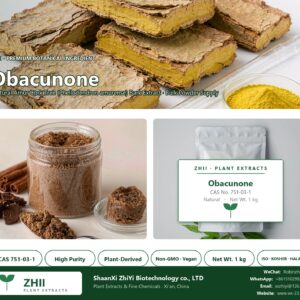 Obacunone CAS 751-03-1 natural plant extract from Amur Cork Tree - ZHII ShaanXi ZhiYi Biotechnology supplier