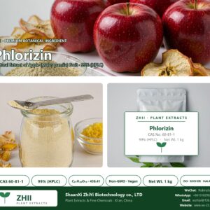 Phlorizin CAS 60-81-1 natural plant extract from Apple - ZHII ShaanXi ZhiYi Biotechnology supplier