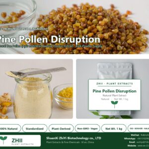 Pine Pollen Disruption Powder natural Bee Pollen extract powder - ZHII ShaanXi ZhiYi Biotechnology supplier