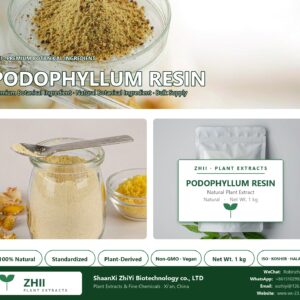 PODOPHYLLUM RESIN natural botanical extract powder - ZHII ShaanXi ZhiYi Biotechnology supplier