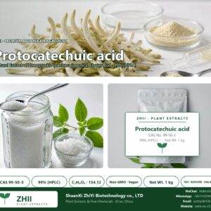 Protocatechuic acid CAS 99-50-3 natural plant extract from Honeysuckle - ZHII ShaanXi ZhiYi Biotechnology supplier