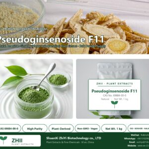 Pseudoginsenoside F11 CAS 69884-00-0 natural plant extract from American Ginseng - ZHII ShaanXi ZhiYi Biotechnology supplier