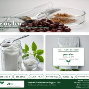 psoralen CAS 66-97-7 natural plant extract from Babchi - ZHII ShaanXi ZhiYi Biotechnology supplier