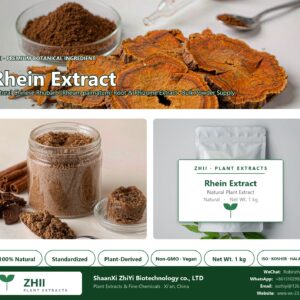 Rhein Extract Powder natural Chinese Rhubarb extract powder - ZHII ShaanXi ZhiYi Biotechnology supplier