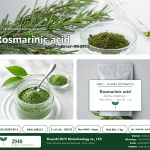 Rosmarinic acid CAS 20283-92-5 natural plant extract from Rosemary - ZHII ShaanXi ZhiYi Biotechnology supplier