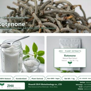 Rotenone natural botanical extract powder - ZHII ShaanXi ZhiYi Biotechnology supplier
