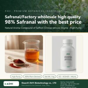 Safranal/Factory wholesale high quality 98% Safranal with the best price liquid extract in laboratory beaker - ZHII Plant Extracts by ShaanXi ZhiYi Biotechnology