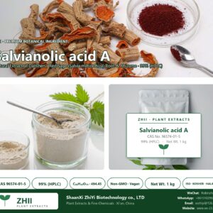 Salvianolic acid A CAS 96574-01-5 natural plant extract from Danshen / Red Sage - ZHII ShaanXi ZhiYi Biotechnology supplier