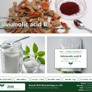 Salvianolic acid B CAS 121521-90-2 natural plant extract from Danshen / Red Sage - ZHII ShaanXi ZhiYi Biotechnology supplier