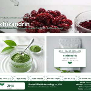 schizandrin CAS 7432-28-2 natural plant extract from Schisandra Berry - ZHII ShaanXi ZhiYi Biotechnology supplier