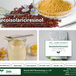 Secoisolariciresinol CAS 29388-59-8 natural plant extract from Flax - ZHII ShaanXi ZhiYi Biotechnology supplier