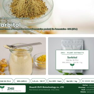 Sorbitol CAS 50-70-4 natural plant extract from Fermentation Product - ZHII ShaanXi ZhiYi Biotechnology supplier