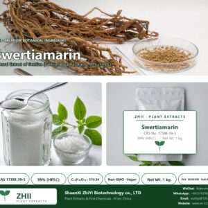 Swertiamarin CAS 17388-39-5 natural plant extract from Gentian - ZHII ShaanXi ZhiYi Biotechnology supplier