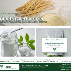 trihydroxyethylrutin CAS 7085-55-4 natural plant extract from Sophora / Ku Shen - ZHII ShaanXi ZhiYi Biotechnology supplier