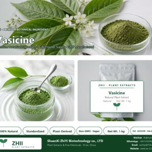 Vasicine natural botanical extract powder - ZHII ShaanXi ZhiYi Biotechnology supplier