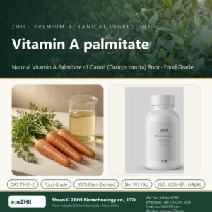 Vitamin A palmitate liquid extract in laboratory beaker - ZHII Plant Extracts by ShaanXi ZhiYi Biotechnology