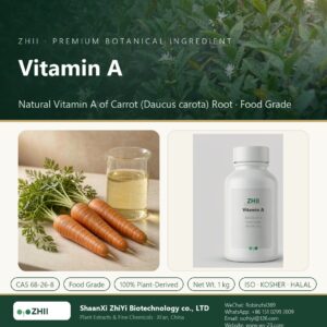 Vitamin A liquid extract in laboratory beaker - ZHII Plant Extracts by ShaanXi ZhiYi Biotechnology