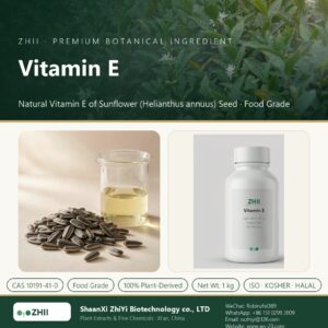 Vitamin E liquid extract in laboratory beaker - ZHII Plant Extracts by ShaanXi ZhiYi Biotechnology