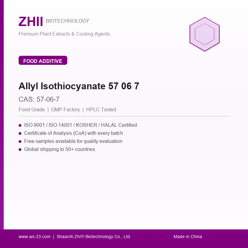 Allyl Isothiocyanate 57 06 7 (CAS 57-06-7) - ZHII manufacturer plant extract powder