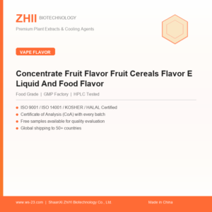 Concentrate Fruit Flavor Fruit Cereals Flavor E Liquid And Food Flavor - ZHII manufacturer plant extract powder