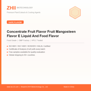 Concentrate Fruit Flavor Fruit Mangosteen Flavor E Liquid And Food Flavor - ZHII manufacturer plant extract powder
