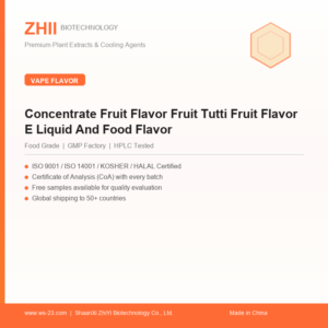 Concentrate Fruit Flavor Fruit Tutti Fruit Flavor E Liquid And Food Flavor - ZHII manufacturer plant extract powder