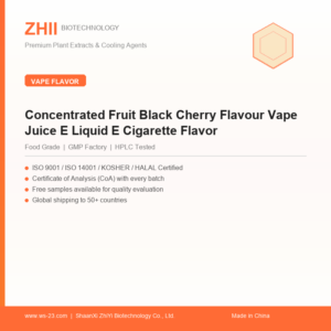 Concentrated Fruit Black Cherry Flavour Vape Juice E Liquid E Cigarette Flavor - ZHII manufacturer plant extract powder