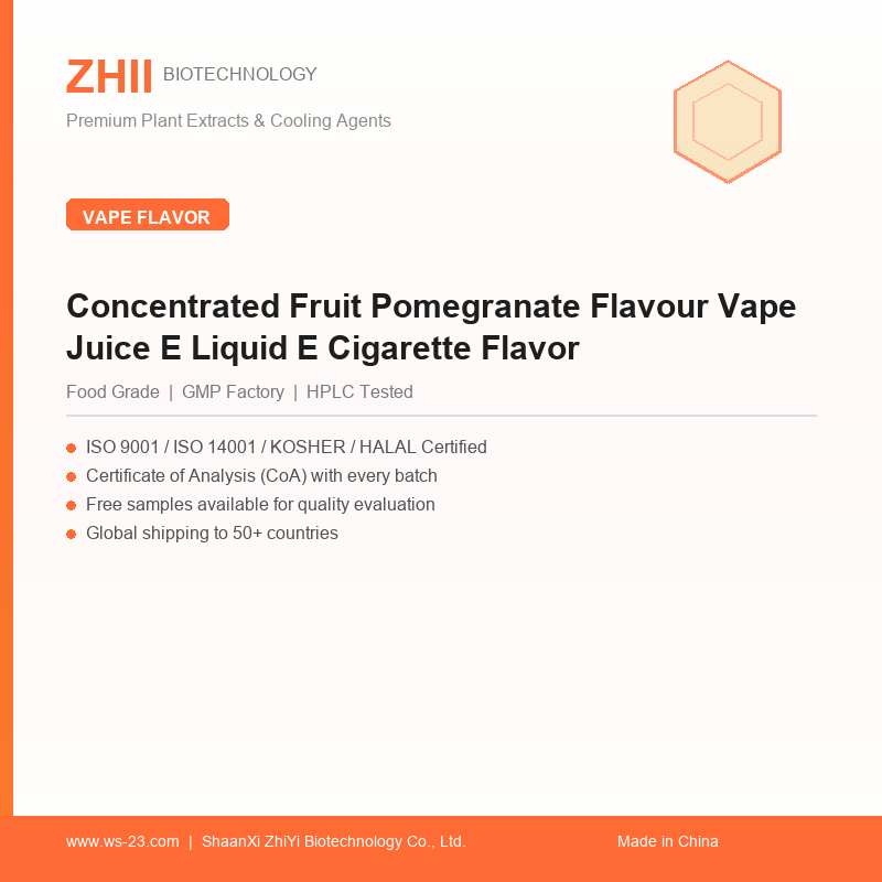 Concentrated Fruit Pomegranate Flavour Vape Juice E Liquid E Cigarette Flavor - ZHII manufacturer plant extract powder