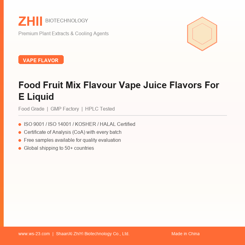 Food Fruit Mix Flavour Vape Juice Flavors For E Liquid - ZHII manufacturer plant extract powder